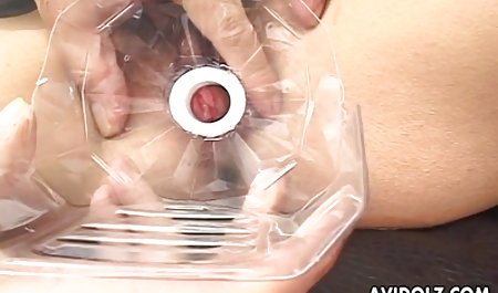 Beautiful Japanese babe gets stuffed with many thick dildos