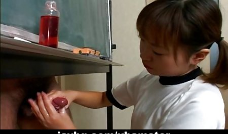 Japanese cutie Itsuki Wakana wanks a hard dick uncensored