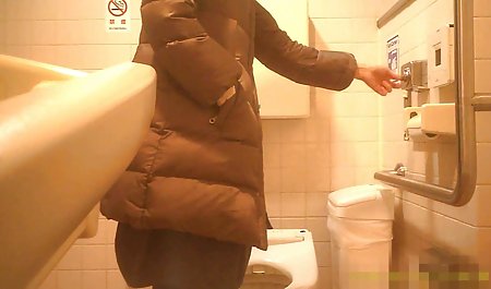 public rest room  mature mom