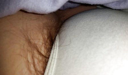 a sneaky feel of her dreaming hairy pussy in white pantys