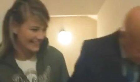 Blonde anal hairy girl &amp; old man